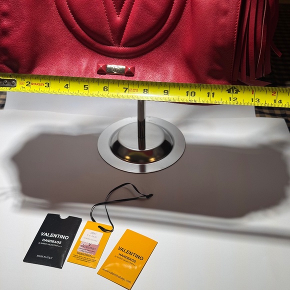 Leather "Valentino" Handbag - Picture 8 of 14